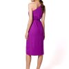 Violet Cocktail Dress in Formal Dresses, Cocktail Dresses with Spandex and Polyester