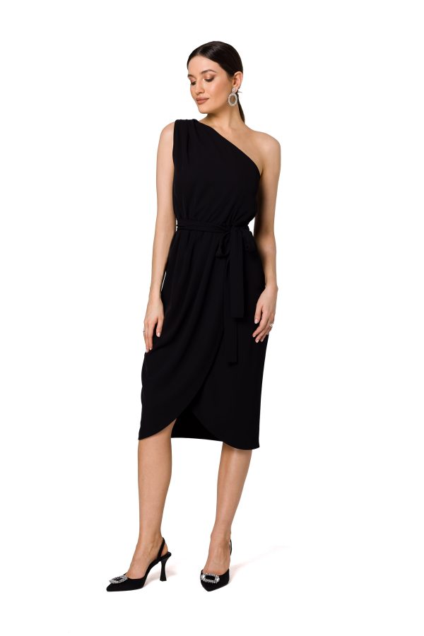 Black Cocktail Dress in Formal Dresses, Cocktail Dresses with Spandex and Polyester