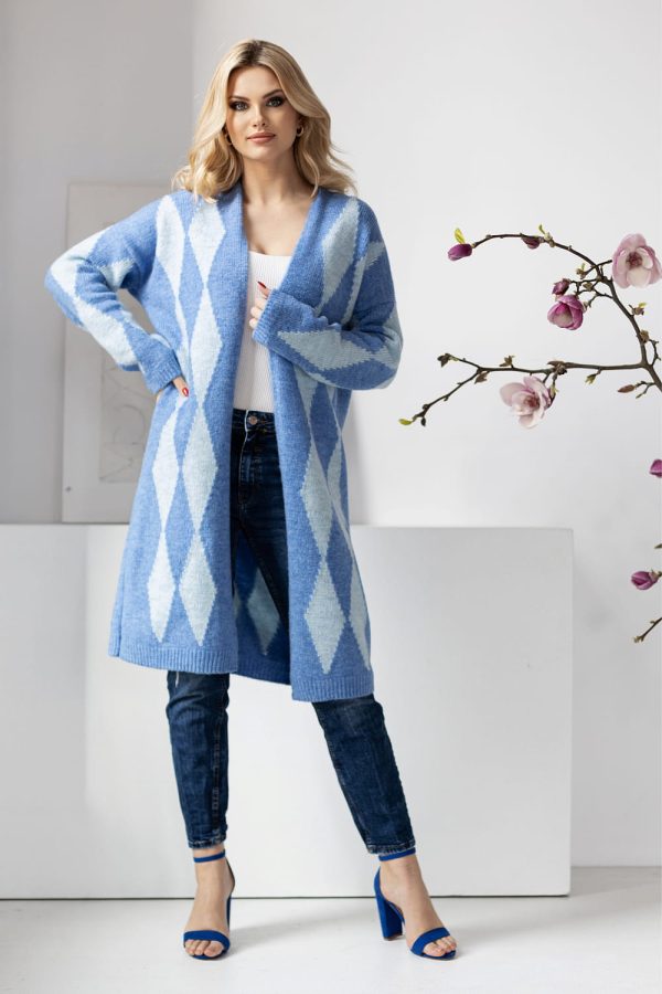 Multicolor Cardigan in Cardigans For Women, Ponchos with Acrylic, Polyamide, Polyester and Wool