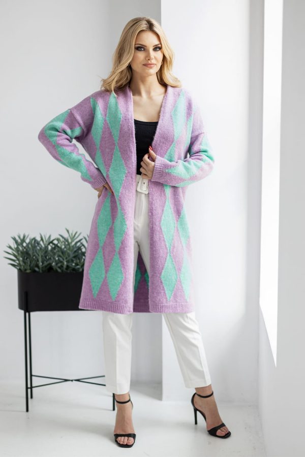 Multicolor Cardigan in Cardigans For Women, Ponchos with Acrylic, Polyamide, Polyester and Wool