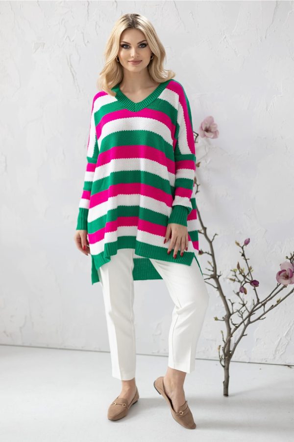 Multicolor Jumper in Sweaters, Pullovers, Jumpers, Turtlenecks, Boleros, Shrugs with Acrylic