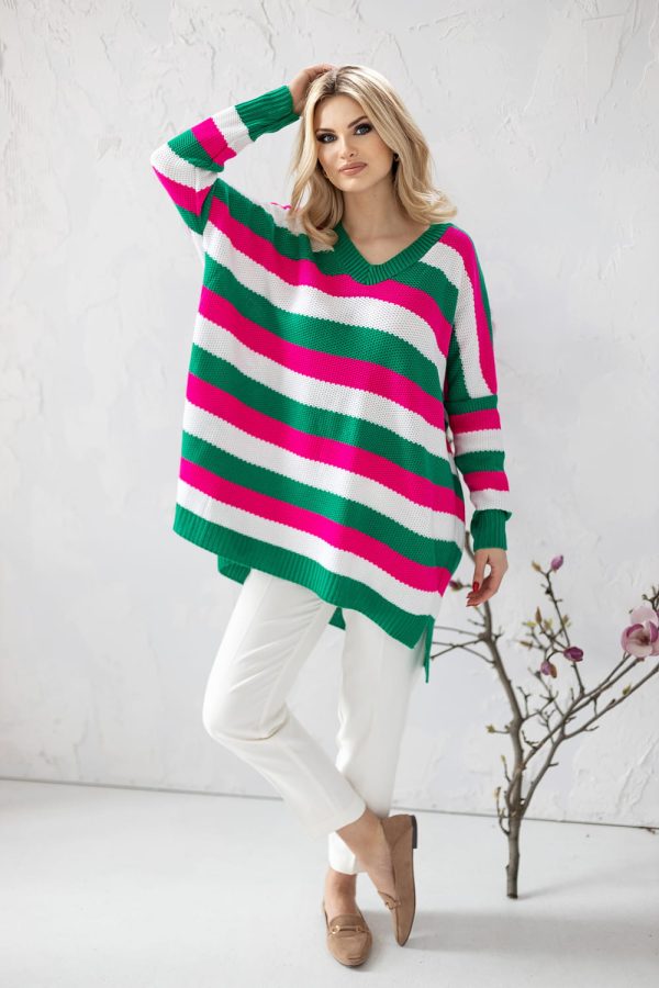 Multicolor Jumper in Sweaters, Pullovers, Jumpers, Turtlenecks, Boleros, Shrugs with Acrylic