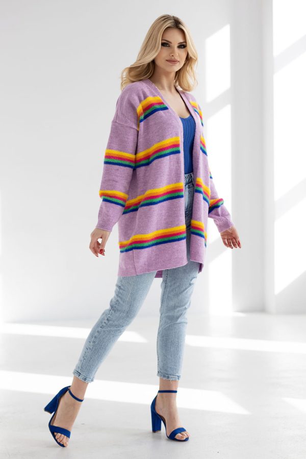 Multicolor Cardigan in Cardigans For Women, Ponchos with Acrylic, Polyamide, Polyester and Wool
