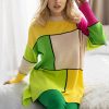 Multicolor Jumper in Sweaters, Pullovers, Jumpers, Turtlenecks, Boleros, Shrugs with Acrylic and Cotton