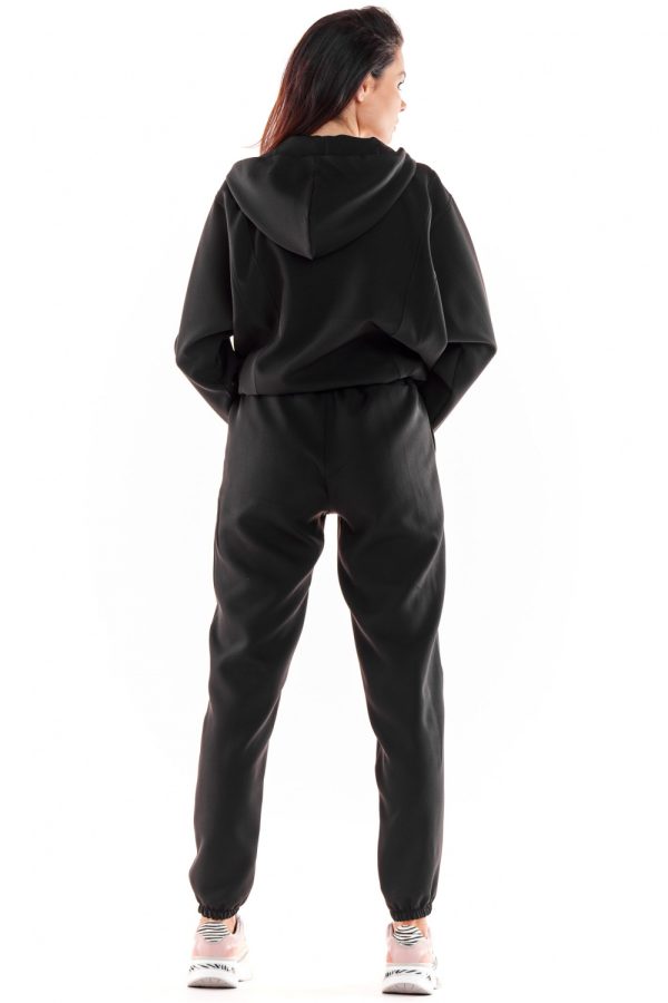 Black Sweatshirt in Sweatshirts For Women with Spandex and Polyester