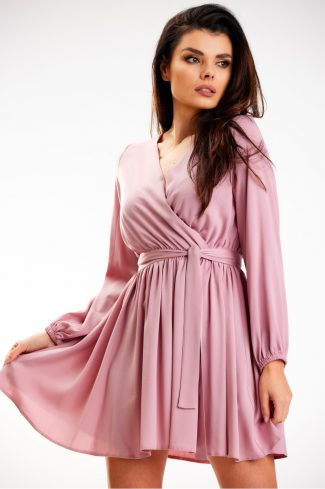 Pink Daydress in Day Dresses with Polyester and Viscose