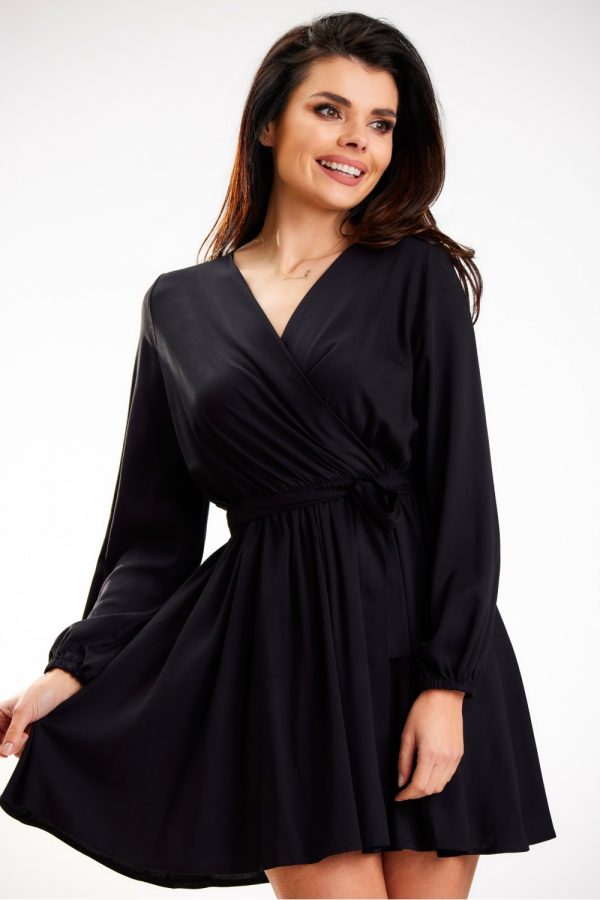 Black Daydress in Day Dresses with Polyester and Viscose