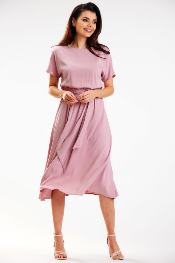 Pink Daydress in Day Dresses with Polyester and Viscose