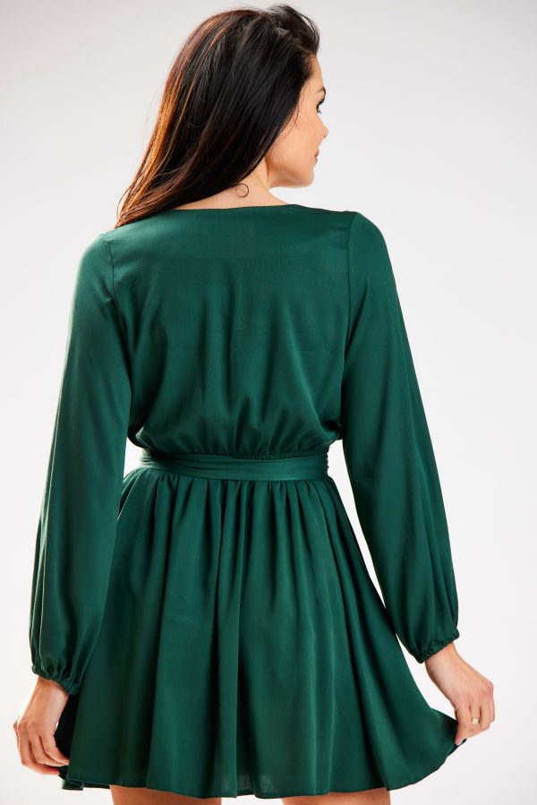 Green Daydress in Day Dresses with Polyester and Viscose