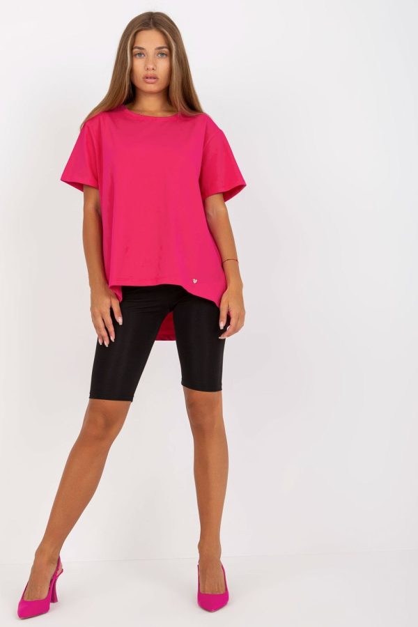 Pink T-shirt in Women`s Tops, T-shirts, Singlets with Cotton and Spandex