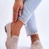 976567.jpg Beige Mocassin in Moccasins, Loafers with Fabric, Footbed and Heel Height