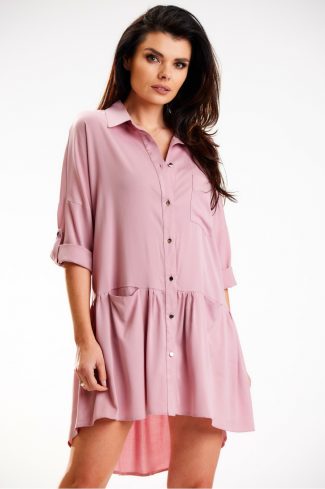 Pink Daydress in Day Dresses with Polyester and Viscose