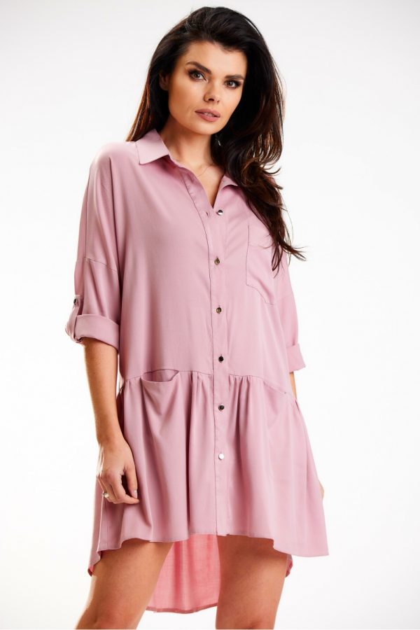 Pink Daydress in Day Dresses with Polyester and Viscose