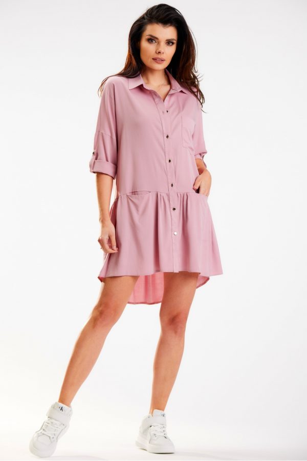 Pink Daydress in Day Dresses with Polyester and Viscose