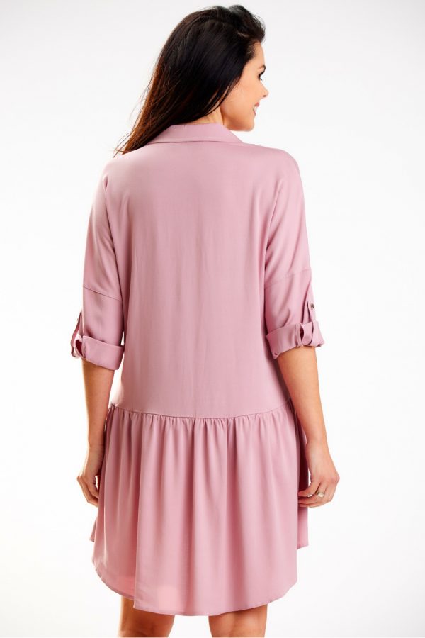 Pink Daydress in Day Dresses with Polyester and Viscose