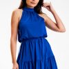 Blue Daydress in Day Dresses with Polyester and Viscose