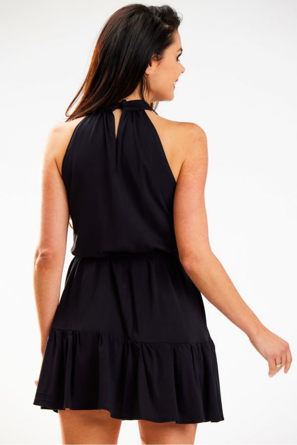 Black Daydress in Day Dresses with Polyester and Viscose