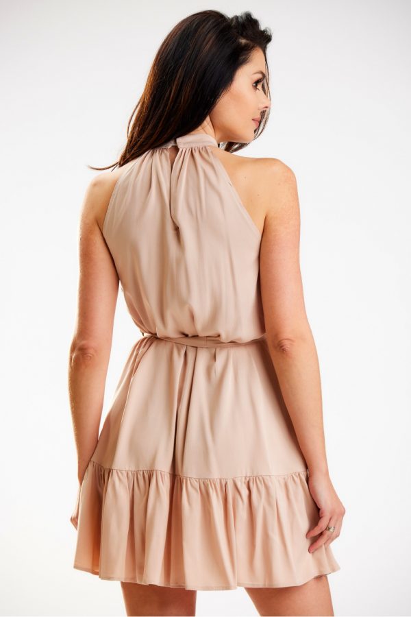 Beige Daydress in Day Dresses with Polyester and Viscose