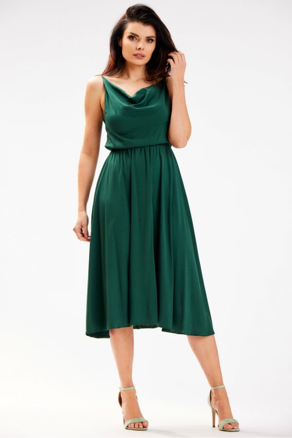 Green Daydress in Day Dresses with Polyester and Viscose