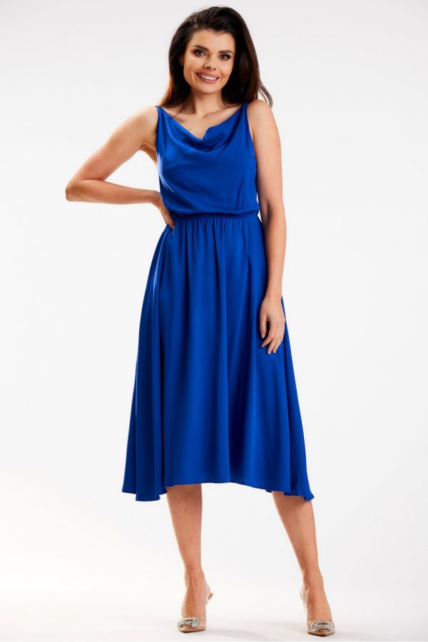 Blue Daydress in Day Dresses with Polyester and Viscose