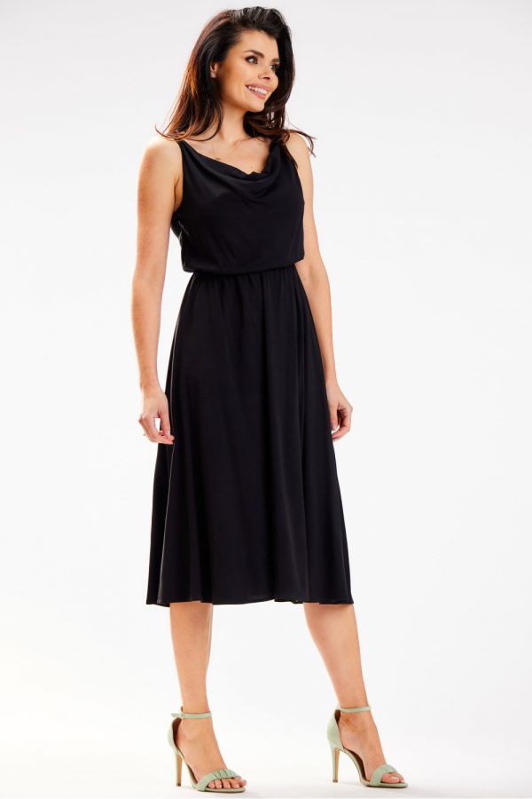 Black Daydress in Day Dresses with Polyester and Viscose