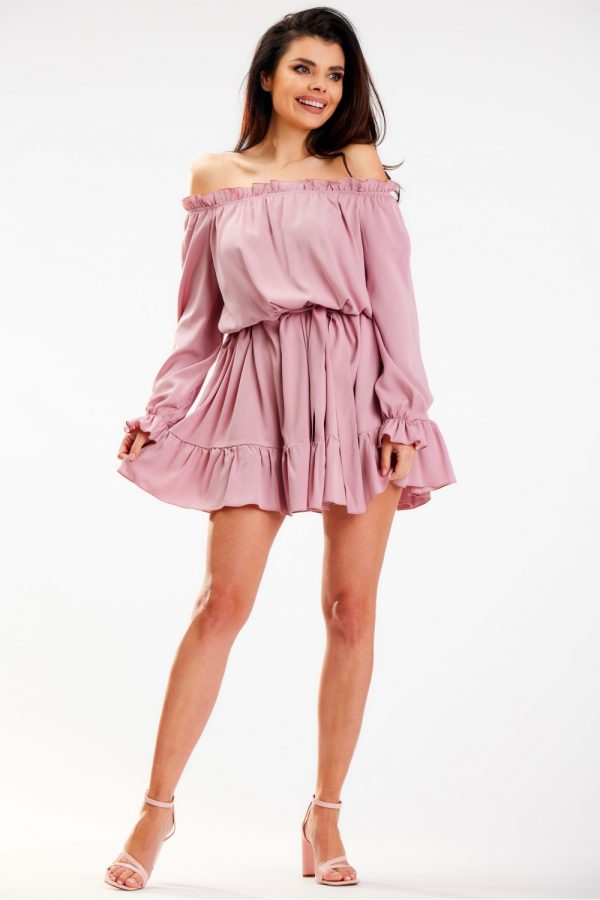 Pink Daydress in Day Dresses with Polyester and Viscose