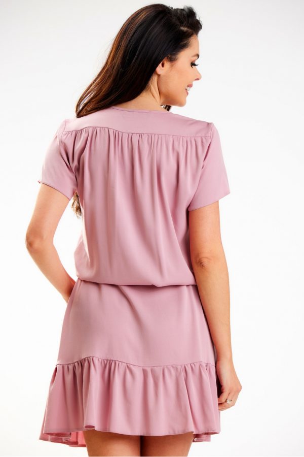 Pink Daydress in Day Dresses with Polyester