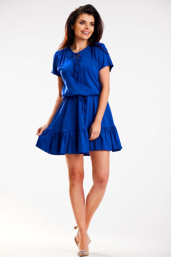 Blue Daydress in Day Dresses with Polyester
