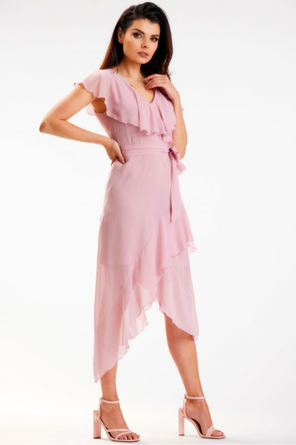 Pink Daydress in Day Dresses with Polyester