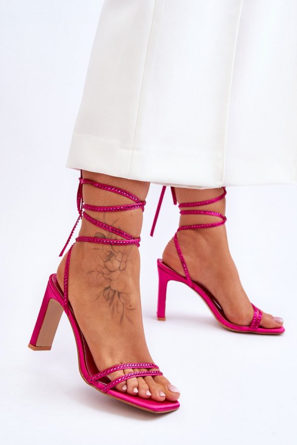 pink Strappy sandals model 179621 Step in style