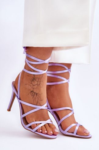 977973.jpg Violet Strappy Sandals in Sandals & Flip-Flops For Women with Fabric, Footbed and Heel Height