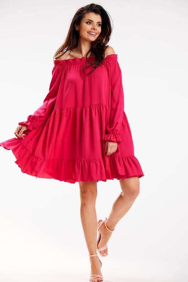 Pink Daydress in Day Dresses with Polyester and Viscose
