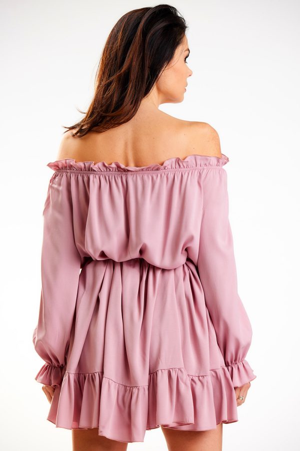 Pink Daydress in Day Dresses with Polyester and Viscose