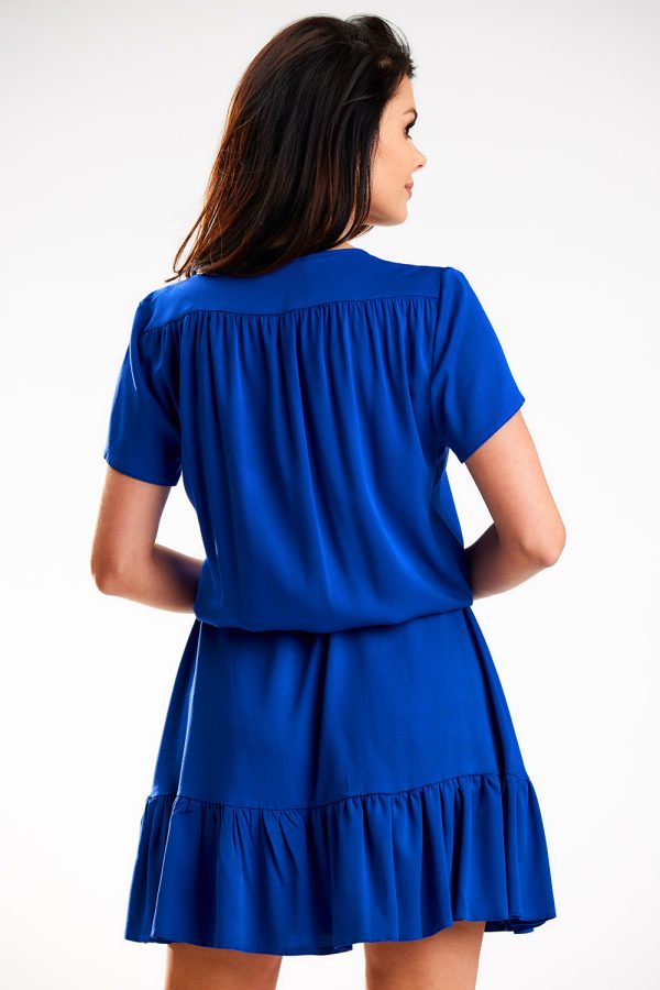 Blue Daydress in Day Dresses with Polyester