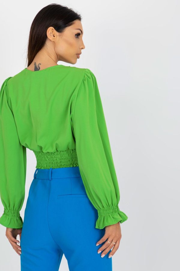 green Blouse model 179690 Italy Moda