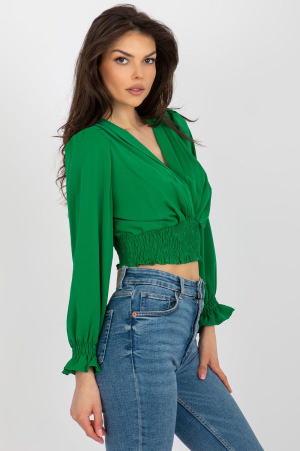 green Blouse model 179691 Italy Moda