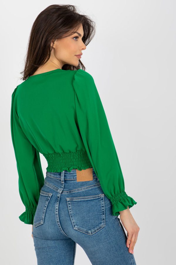 green Blouse model 179691 Italy Moda