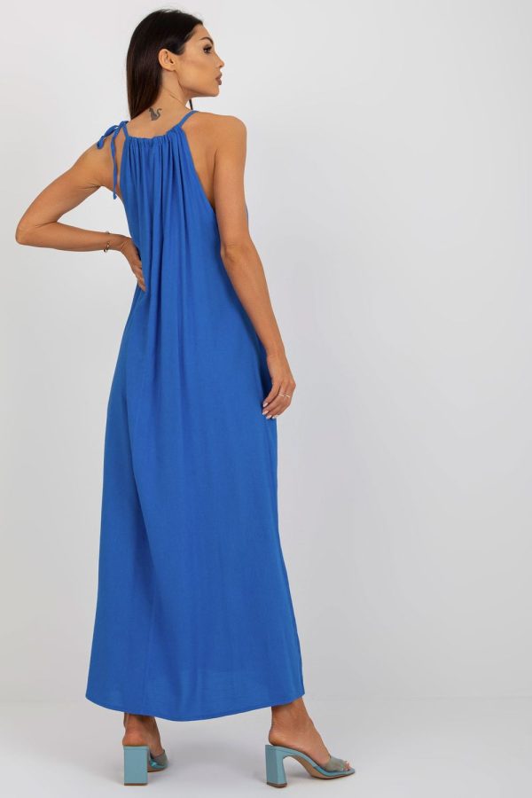 Blue Daydress.Cotton, Len and Viscose