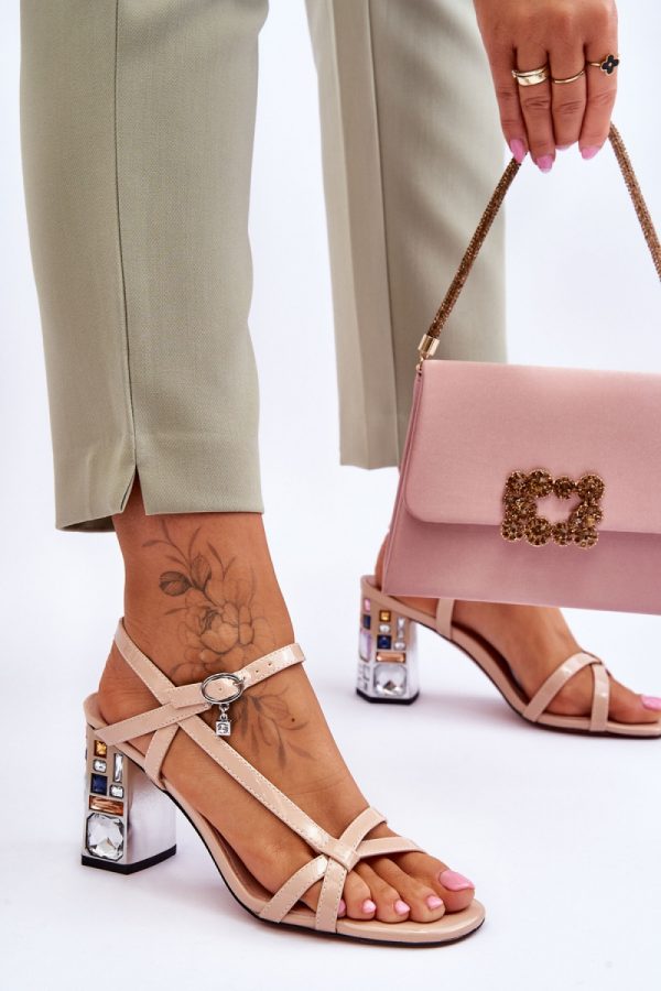 beige Heel sandals model 179863 Step in style
