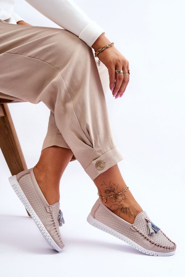 pink Mocassin model 180118 Step in style