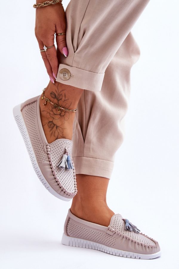 pink Mocassin model 180118 Step in style