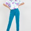 979720 Blue Set in Pants, Trousers, Shorts with Cotton and Spandex
