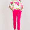 Pink Set in Pants, Trousers, Shorts with Cotton and Spandex