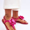 980057.jpg Pink Sandals in Sandals & Flip-Flops For Women with Fabric, Footbed and Heel Height
