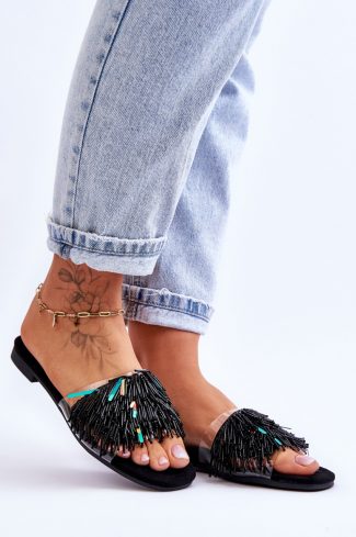 981223 black Flip-flops model 180689 Step in style