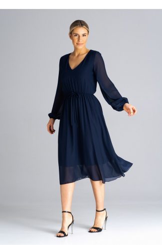 navy blue Daydress model 180861 Figl