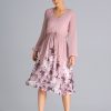 Pink Daydress in Day Dresses with Polyester