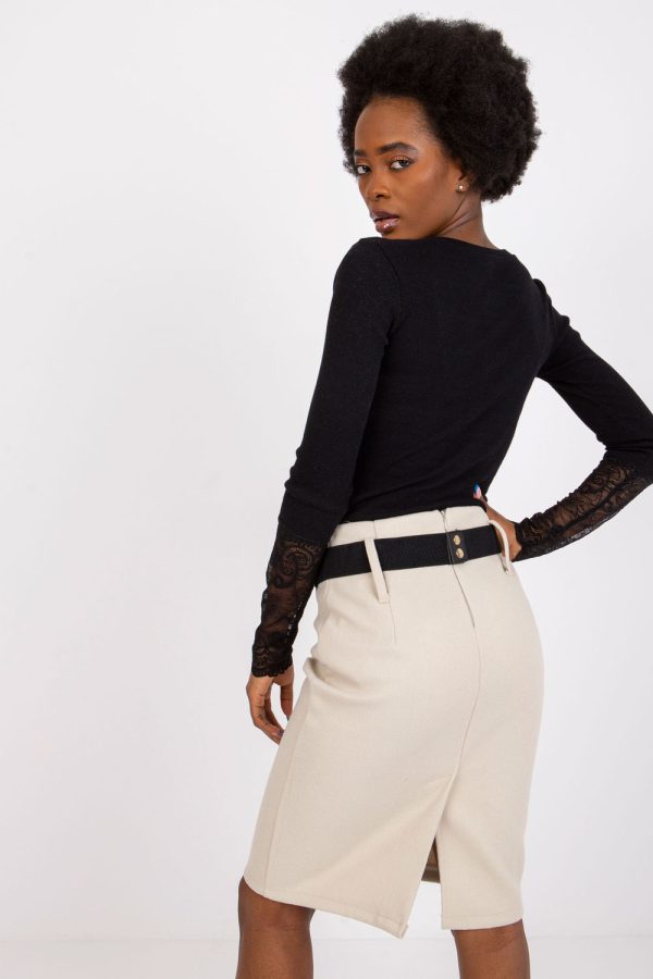 Black Blouse in Women`s Blouses, Tunics with Cotton and Spandex