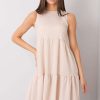 981890 Beige Daydress in Day Dresses with Cotton