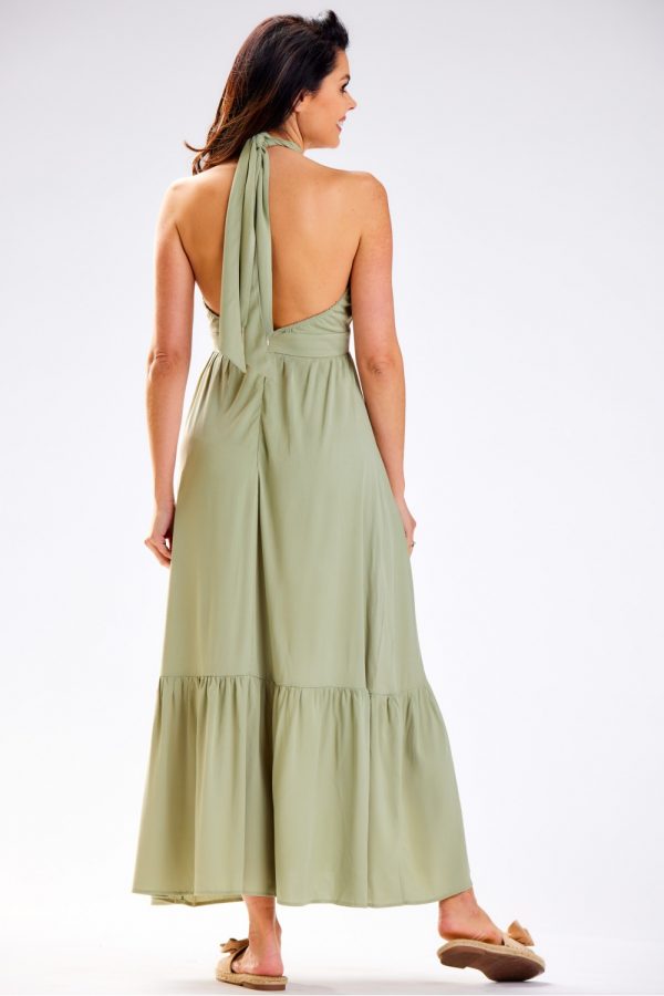 Green Daydress in Day Dresses with Polyester and Viscose